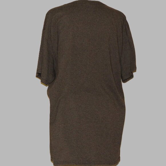 Bone Collector Men's Brown Short Sleeve T-Shirt with Skull Size L 42-44 (C261) - Picture 5 of 6